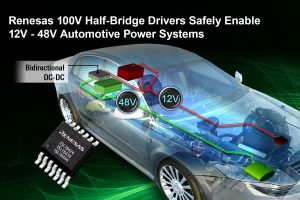 Renesas launches auto half-bridge MOSFETvdrivers
