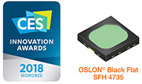 Image of OSRAM Opto Semiconductor's SFH 4735 Broadband Infrared LED